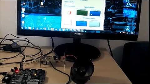Controlling the direction and  speed of a DC motor using LabVIEW and FPGA
