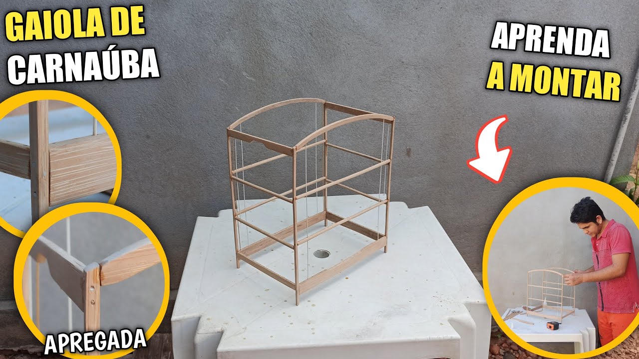 COMO MONTAR A GAIOLA APREGADA PASSO A PASSO 😱😱