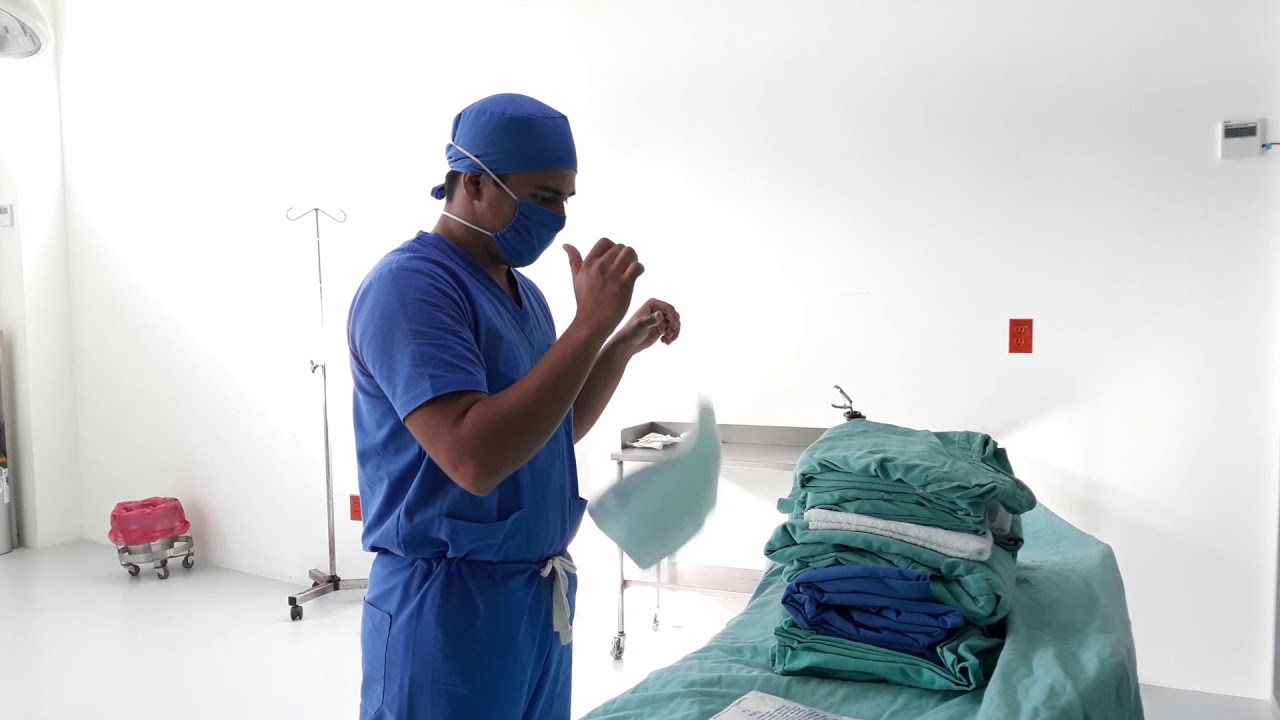 Vestido quirúrgico autónomo y asistido