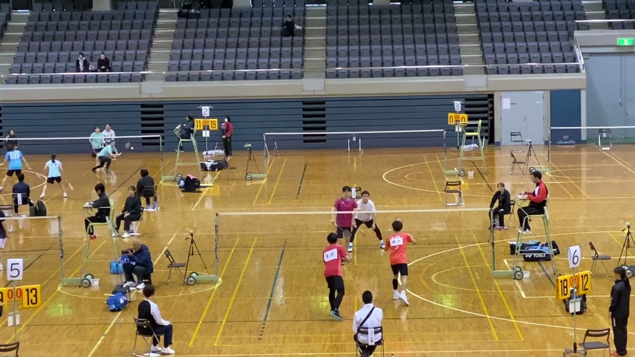 2025全日本シニア30歳男子ダブルス準決勝