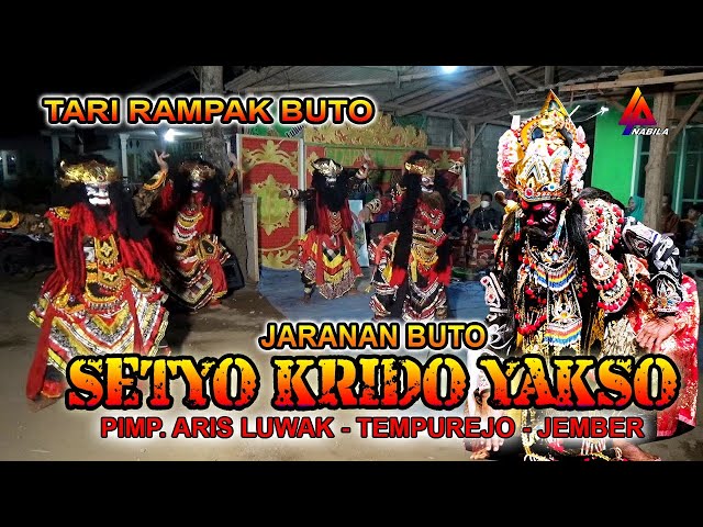 JARANAN BUTO SETYO KRIDO YAKSO TARI RAMPAK BUTO class=