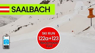 Saalbach after the "sahara snow" / ski run 122a+123, short video 55"