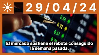 El mercado sostiene el rebote conseguido la semana pasada.