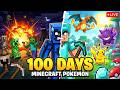I SURVIVED 100 DAYS OF MINECRAFT POKEMON... (Live Challenge)