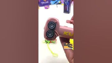 Glow-in-the-Dark String Shooter Toy - USB Rechargeable Rope Launcher with 2 Glowing Loops,