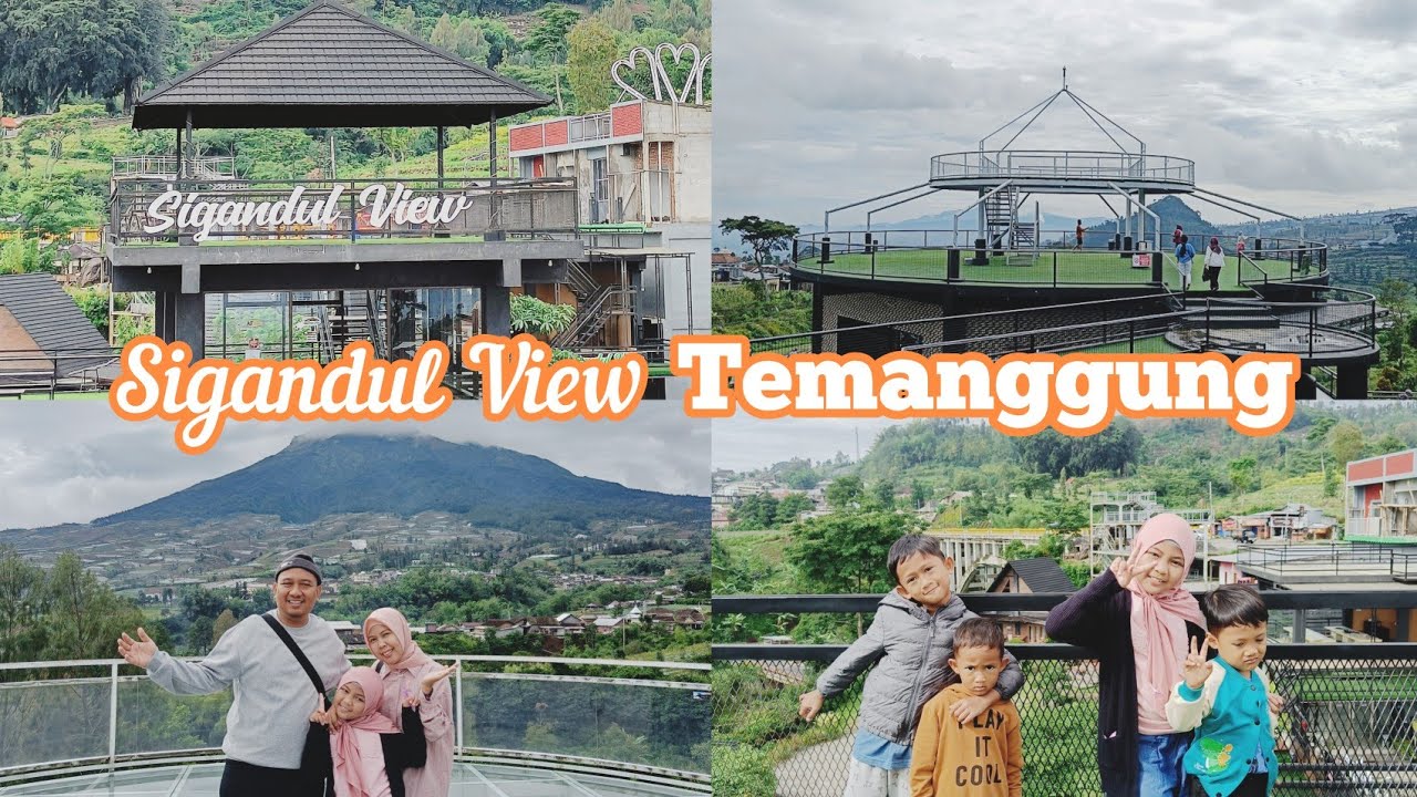 DIAJAKIN KE SIGANDUL VIEW TEMANGGUNG LIHAT PEMANDANGAN GUNUNG SUMBING & SINDORO.