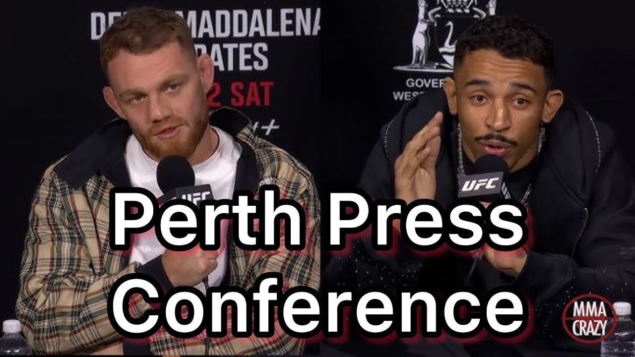 Perth Jdms JDM vs Carlos Prates FULL Press Conference (IN - PERSON) UFC Perth 2026 ...