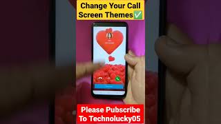 Call Screen Theme Kaise change kare// 2023 Best Call Screen Theme App💯✅ screenshot 1