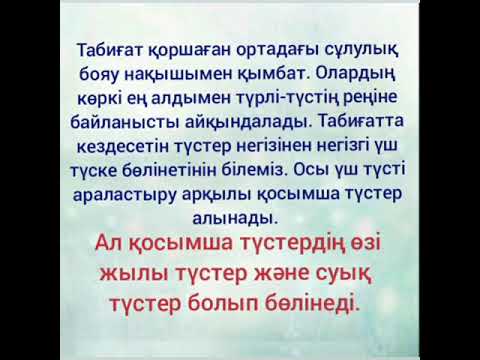 Бейне: Кескіндеме негіздері: түстану, композиция, перспектива