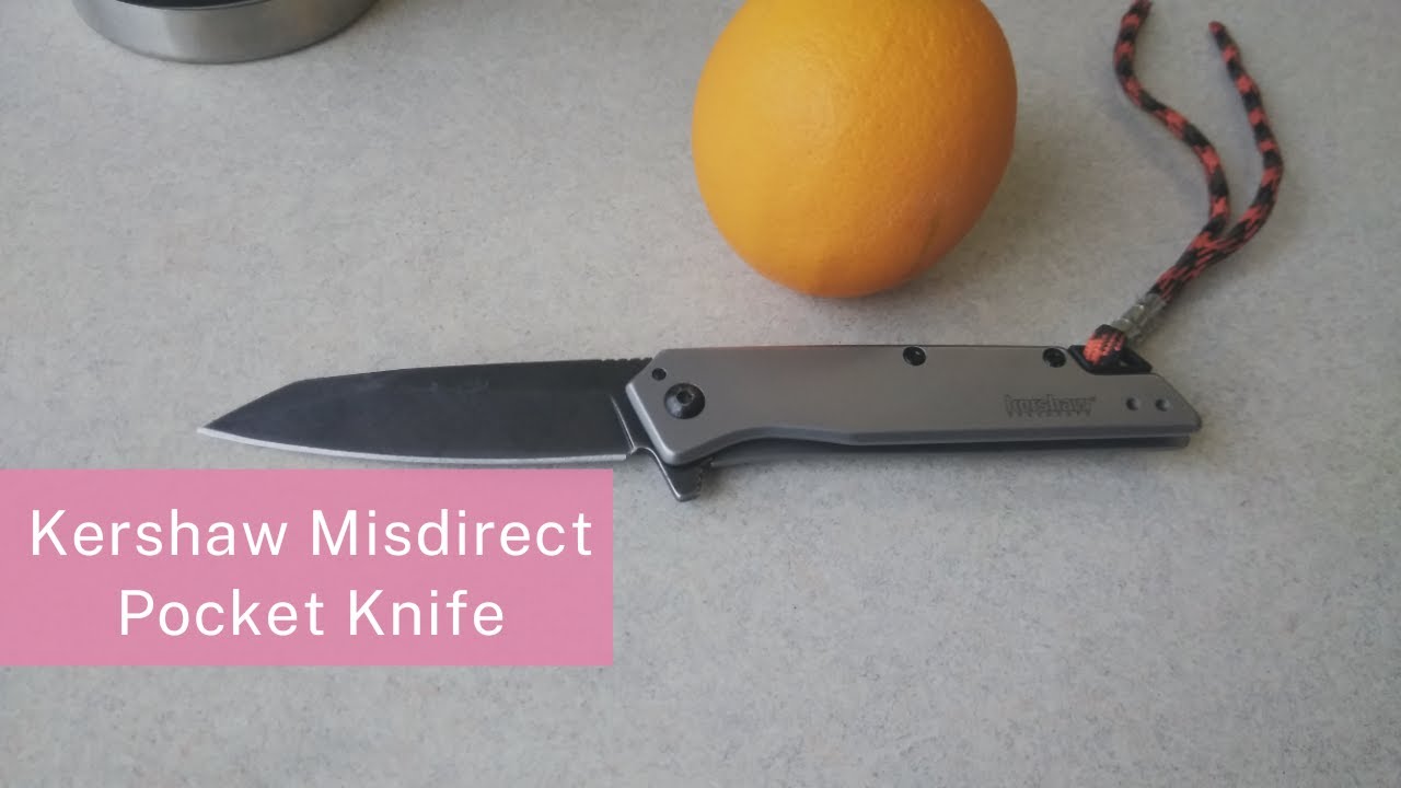 Kershaw Misdirect Pocket Knife Review | 2.9 in. 4Cr13 Black-Oxide Blackwash