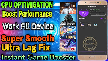 New Game Booster For Android | Fix Lag Any Android Games | Boost Performance | Pubg, cod, free fire