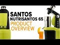 Santos N65 stainless steel commercial slow juicer overview