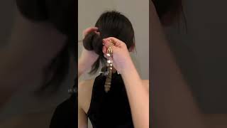 two sword style hair pin  #hairstyle  #hair  #hairstyles  #hairgrowth  #hairtutorial  #trending
