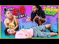 "I KNOCKED OUT OUR SON FOR TALKIN' TRASH" 💥 PRANK on My GF!! | The Family Project