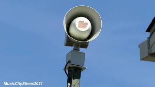 Federal Signal 2001-SRNB Siren Test (Attack) Lebanon, TN