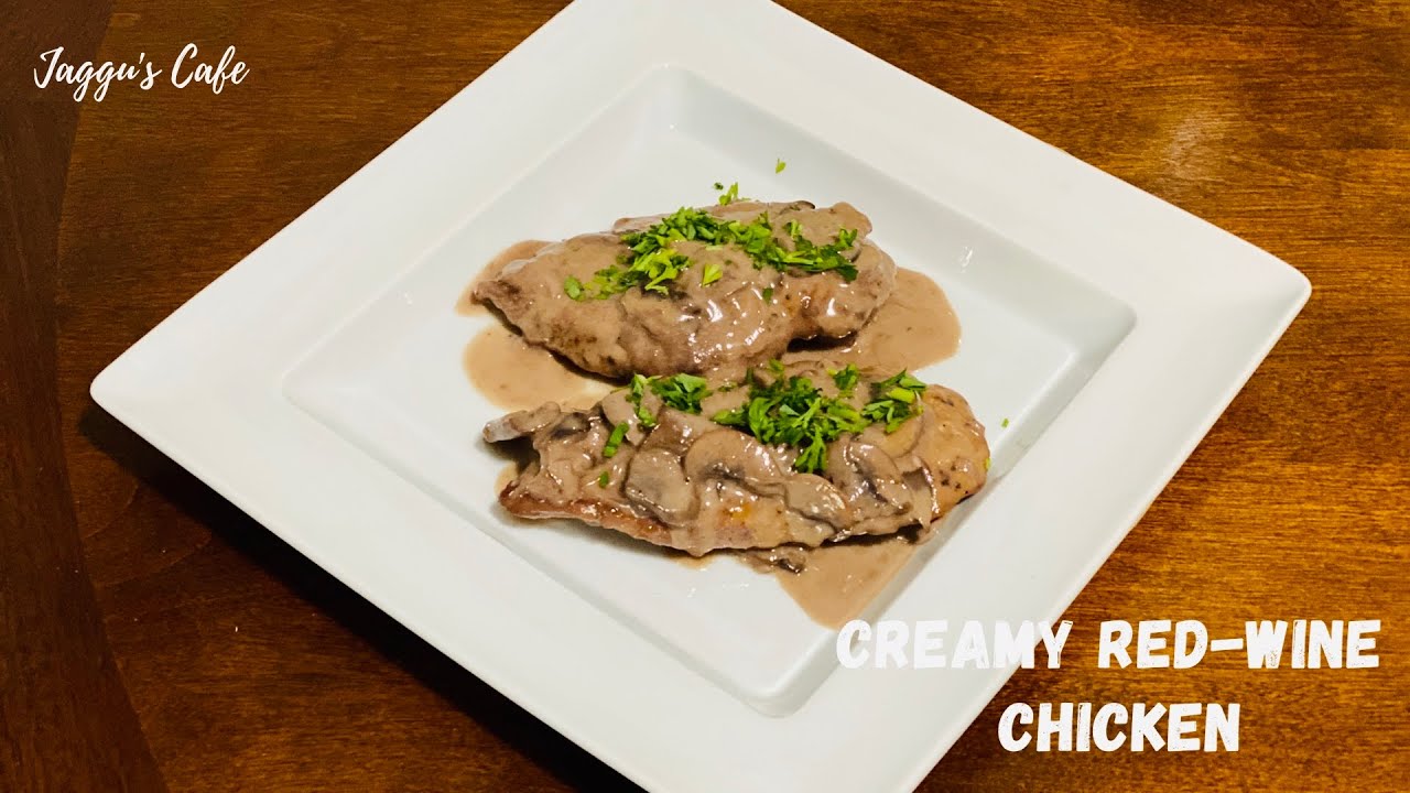 Creamy RedWine Chicken RedWine Creamy Chicken Recipe Chicken
