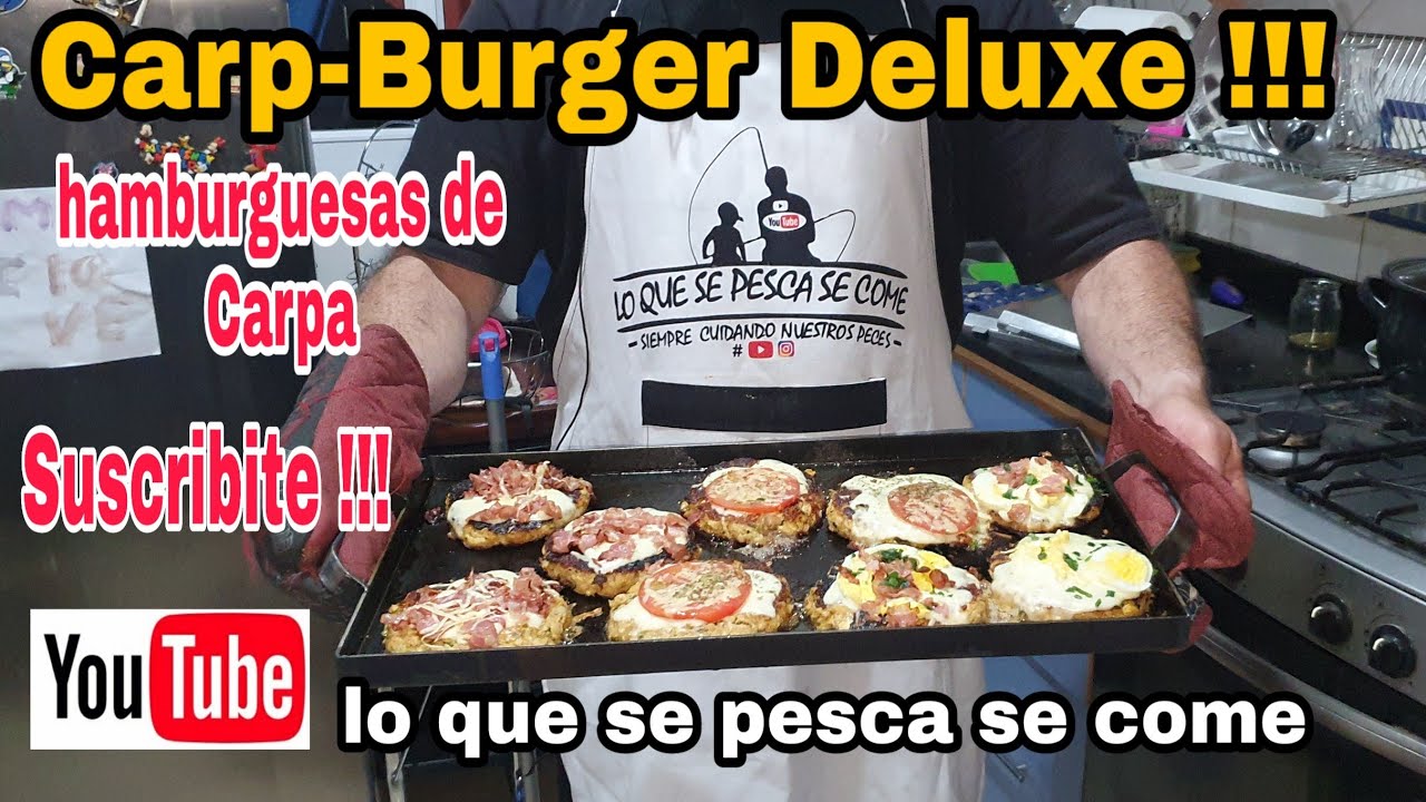 Hamburguesas de Carpa / Carp-Burger / receta de Carpa