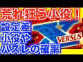 1日では収束しないのか？1000G毎に全設定の小役確率を比較してみた結果【バーサスリヴァイズ】[パチスロ][スロット]