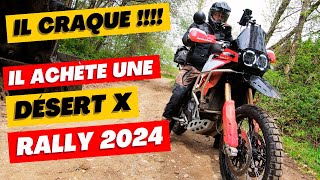 IL CRAQUE !!! Il achète la Desert X Rally 2024
