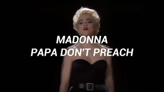 Madonna - Papa Don't Preach (Sub Español) [Official Music Video]