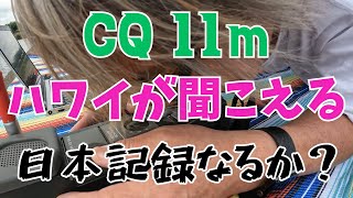 CQ11m 日本記録に大挑戦⁉