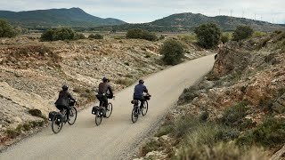 Bikepacking Via Verde de Ojos Negros with Belén's brother!