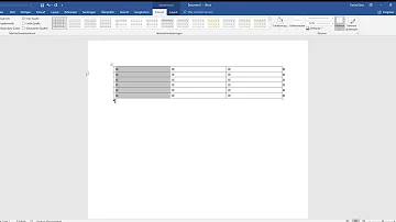 Wie kann ich eine Tabelle nummerieren?