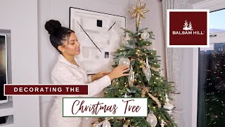 DECORATING THE CHRISTMAS TREE | Balsam Hill Nordmann Fir & Decorations Review | Shade Shannon