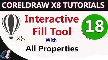 CorelDraw Telugu Tutorials - 18 || Interactive Tool with all Properties|| Computersadda.com