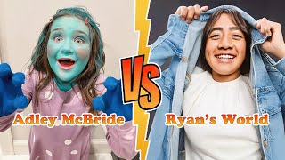 Celebrity Adley McBride VS Ryan's World Transformation 🌈 MiniToStar From Baby To 2025 Net Worth
