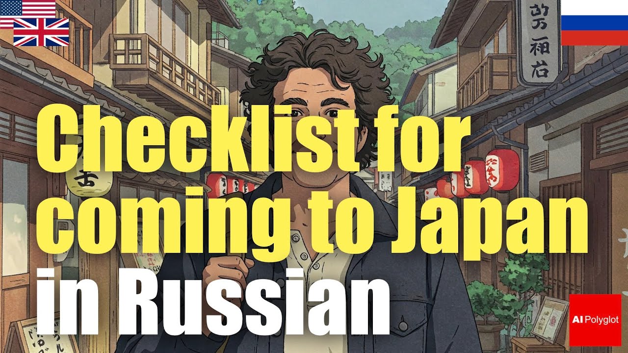 Checklist for coming to Japan in Russian | Passive listening | L2Language | with hiragana
