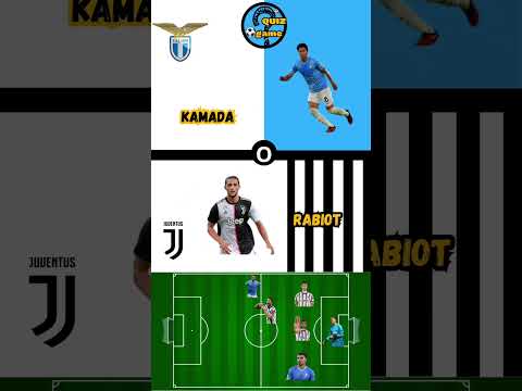 QUIZ GAME|chi scegli tra i calciatori di juventus e lazio!? #quiz #calcio #quizgame #shorts