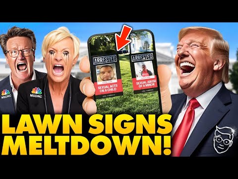 Trump Puts Illegal Alien MUGSHOTS on White House Lawn, TROLLS Media into UNHINGED On-Air Meltdowns