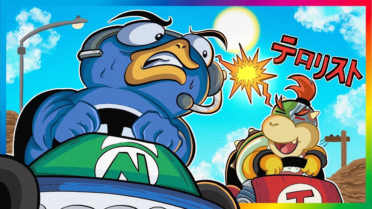 Я нашел японского террориста в Mario Kart World!