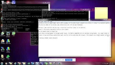 Hyperledger fabric multi-host docker swarm setup.