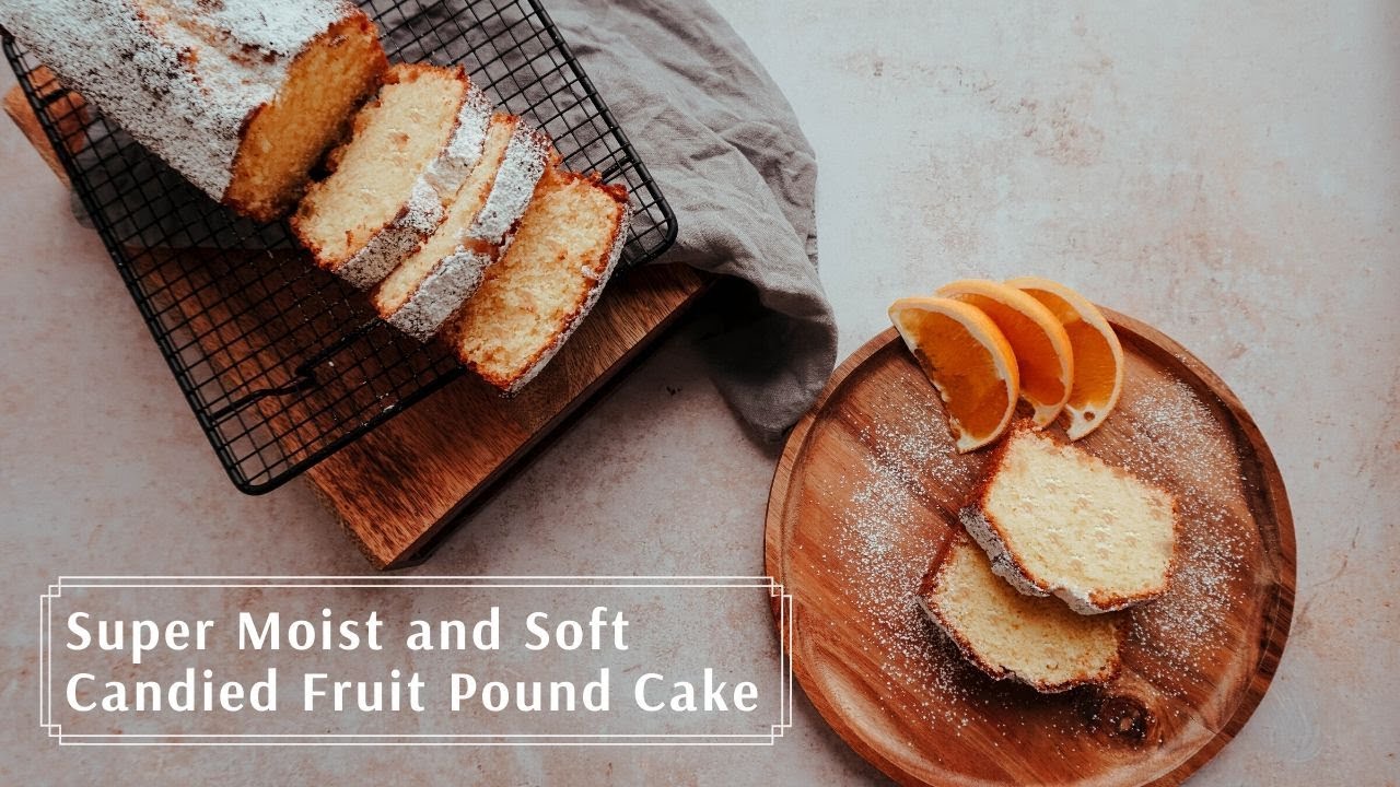 Влажный и мягкий фруктовый торт с цукатами | ASMR Cooking