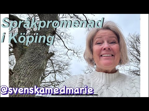 Språkpromenad i Köping LIVE  - @svenskamedmarie