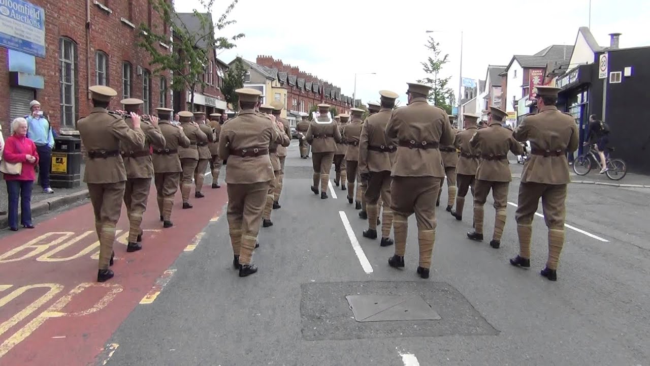 UVF Regimental Band 1 Memorial Parade East Belfast YouTube