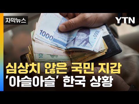   자막뉴스 한국 정말 괜찮은 거 맞나 국민 지갑 열어보니 YTN