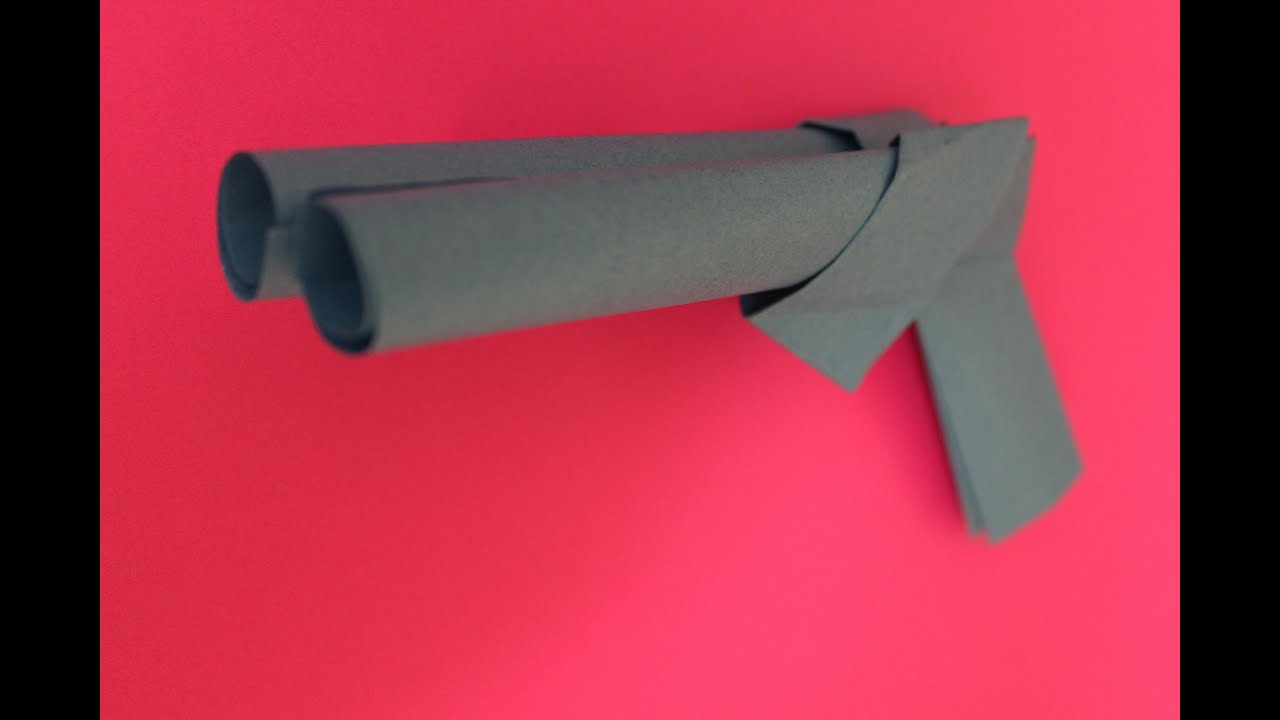 How to make an origami gun