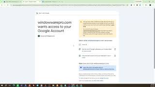 Google Calendar demo why we need access of two scopes screenshot 5