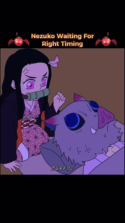 Nezuko's cozy revenge session on Inosuke 😅| #kny #foryou #demonslayer #tanjiro #nezuko