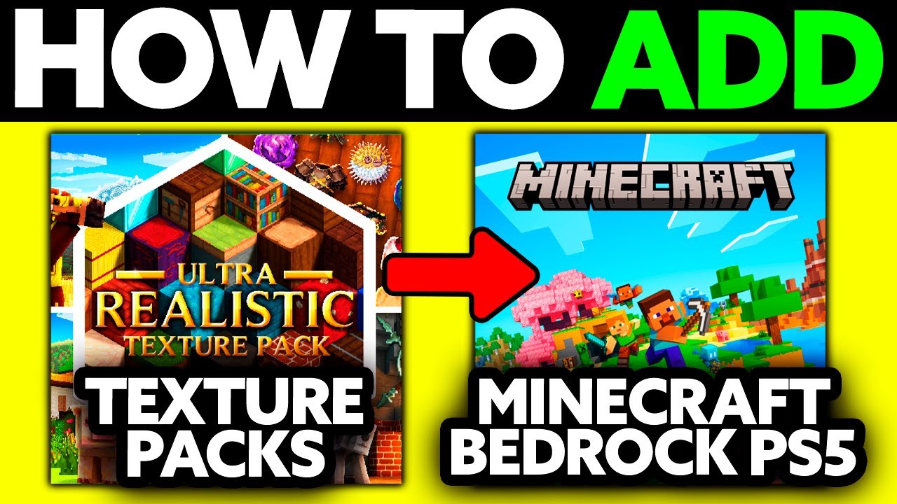 How To Add Texture Packs to Minecraft Bedrock PS5 (2025) - Step by Step ...