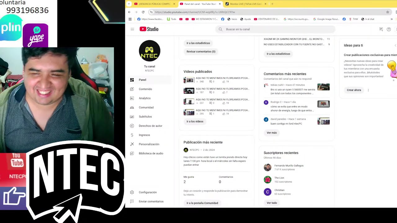 AQUI NO TE MENTIMOS NI FLOREAMOS PCGAMING PERU-WILSON LIMA HARDWARE EN VIVO HABLEMOS SOBREPCS