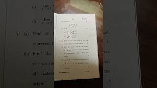 BMTC 131 : CALCULUS JUNE 2026 EXAM PAPER #ignou #exam #viral