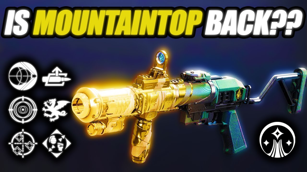 Guardians Should FARM the Mountaintop Kinetic Grenade Launcher!! [Destiny 2 God Roll Guide]