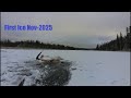 First Ice of the Season: Catching Rainbows and Brook Trout in Saskatchewan
