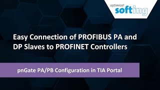 pnGate PA/PB Configuration in TIA Portal