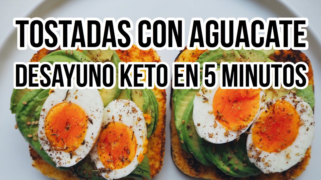 ?? DESAYUNO KETO EN 5 MINUTOS | TOSTADA SIN HARINA DE AGUACATE Y HUEVO |  Manu Echeverri - YouTube