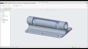 PTC Creo 4.0 tutorial: How to Prepare model for Slot connection